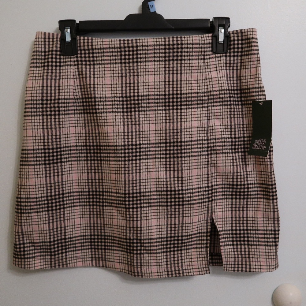Wild Fable Pink Plaid Miniskirt (W/TAGS)